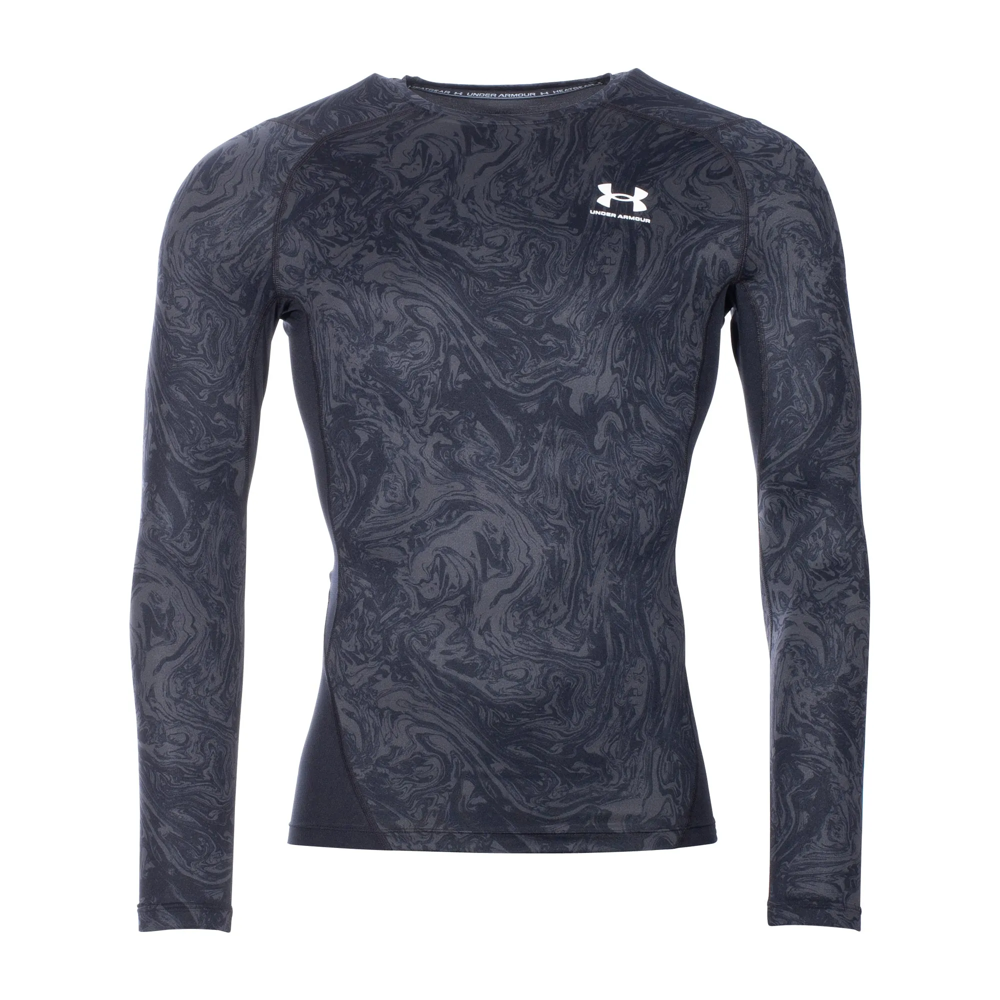 Under Armour -  Under Armour Longsleeve HG Comp Print schwarz