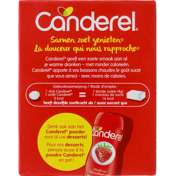 Canderel Navulverpakking voor Dispenser 5 x 100 Stuks 42,5 g