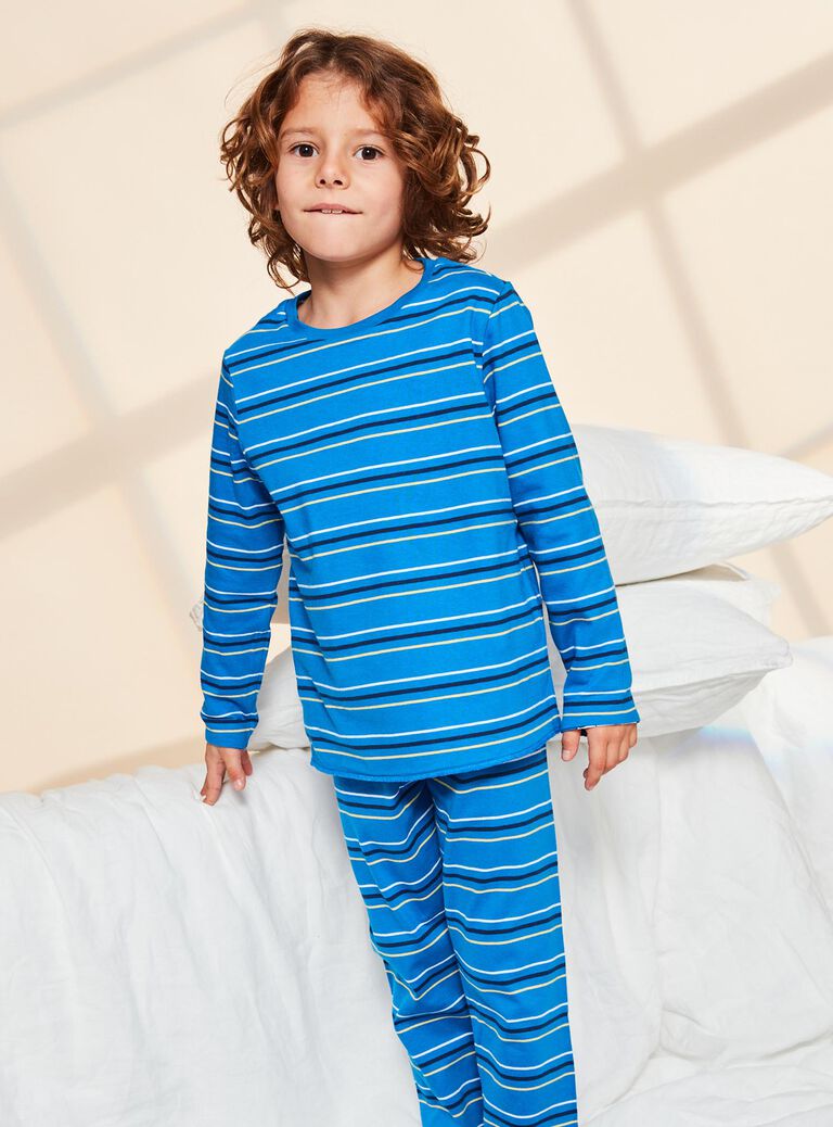 Ensemble pyjama à requin et rayures