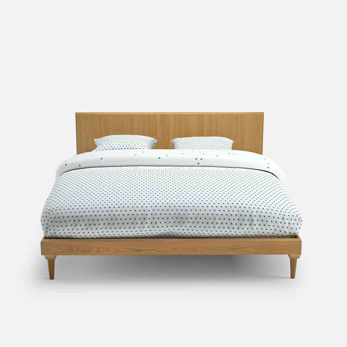 LA REDOUTE INTERIEURS<br>Cama vintage com estrado de ripas Quilda