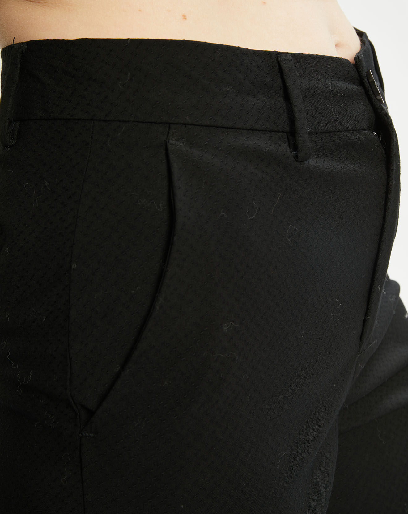 Scotch & Soda Pantalon Slim Fit fluide noir