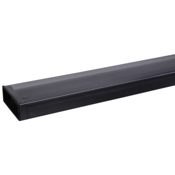 Storemax Schuifdeurpakket zwart tbv 1 deur rollend R-60