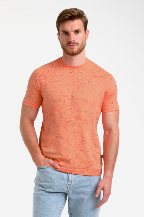 Gabbiano oranje heren t-shirt