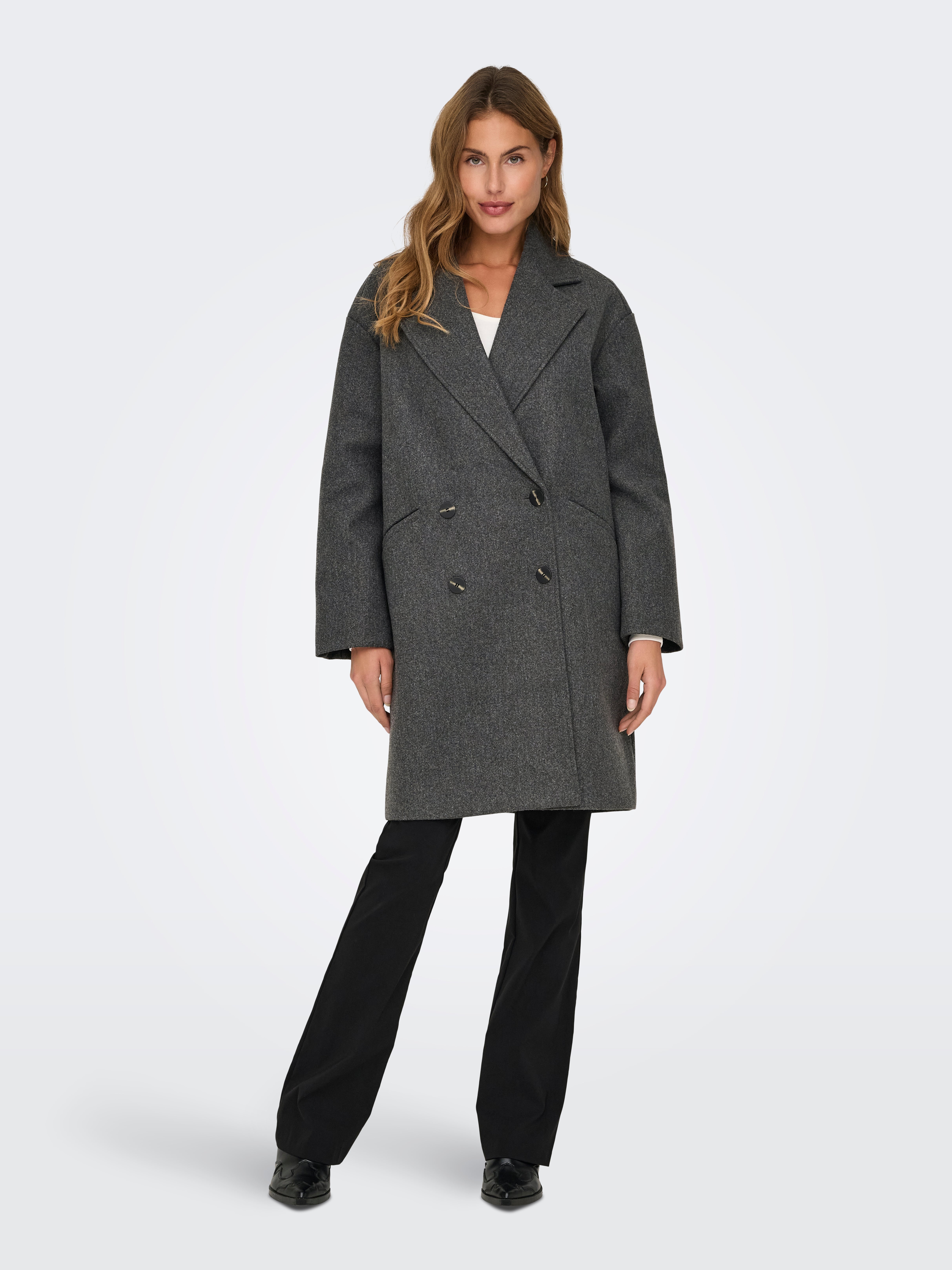 ONLBLAKE Mantel Dark Grey Melange