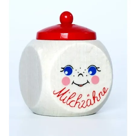 Hess Dose aus Holz, Milchzähne, ca. 4 x 6 cm