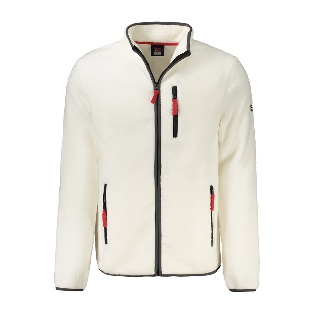 White Men's Fleece Jacket