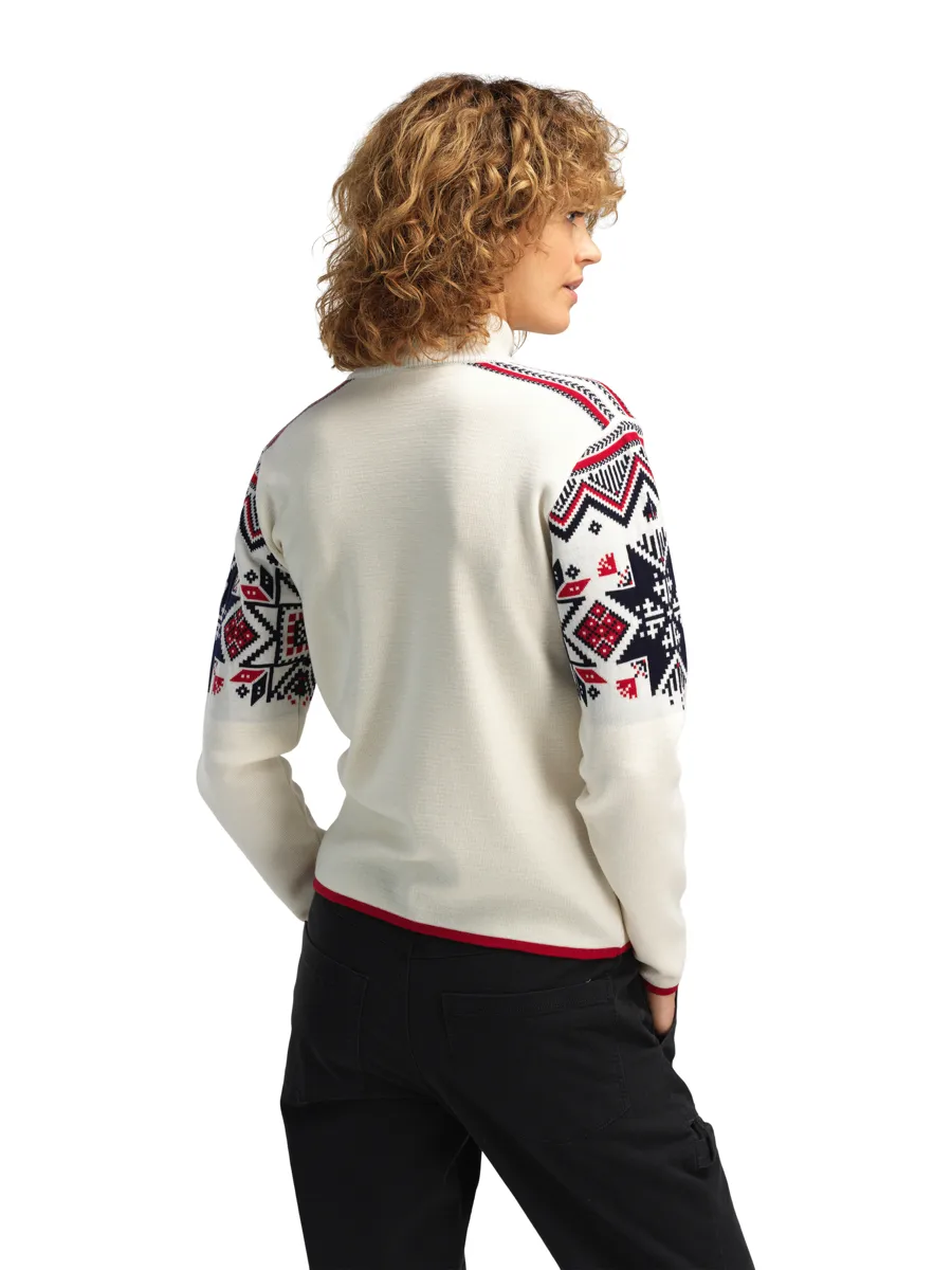 Dale of Norway Varberg Feminine Jacket Offwhite Marine Raspberry