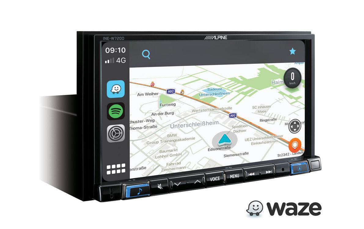 Autoradio INE-W720D 2 DIN<br>Autoradio mit DAB/DAB+-Tuner
