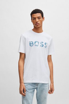 BOSS T-shirt Bossocean Wit 50515997-100 kopen