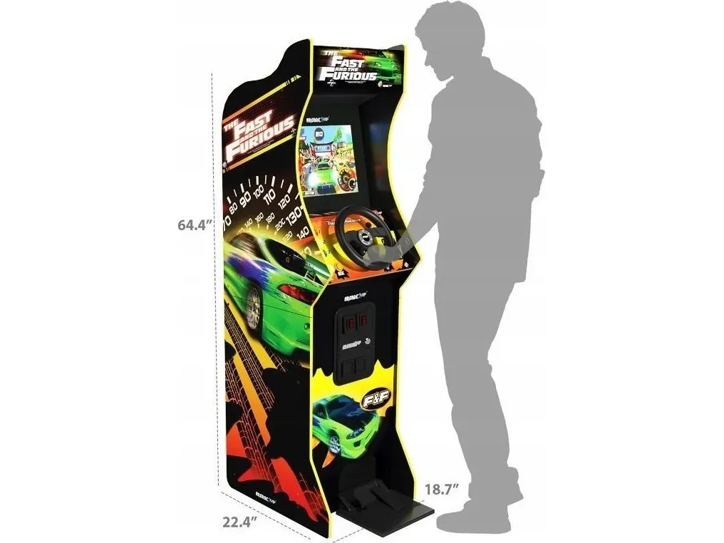 Arcade1UP automatisk retro-bilkonsol   rat / Arcade1Up / The Fast & The Furious