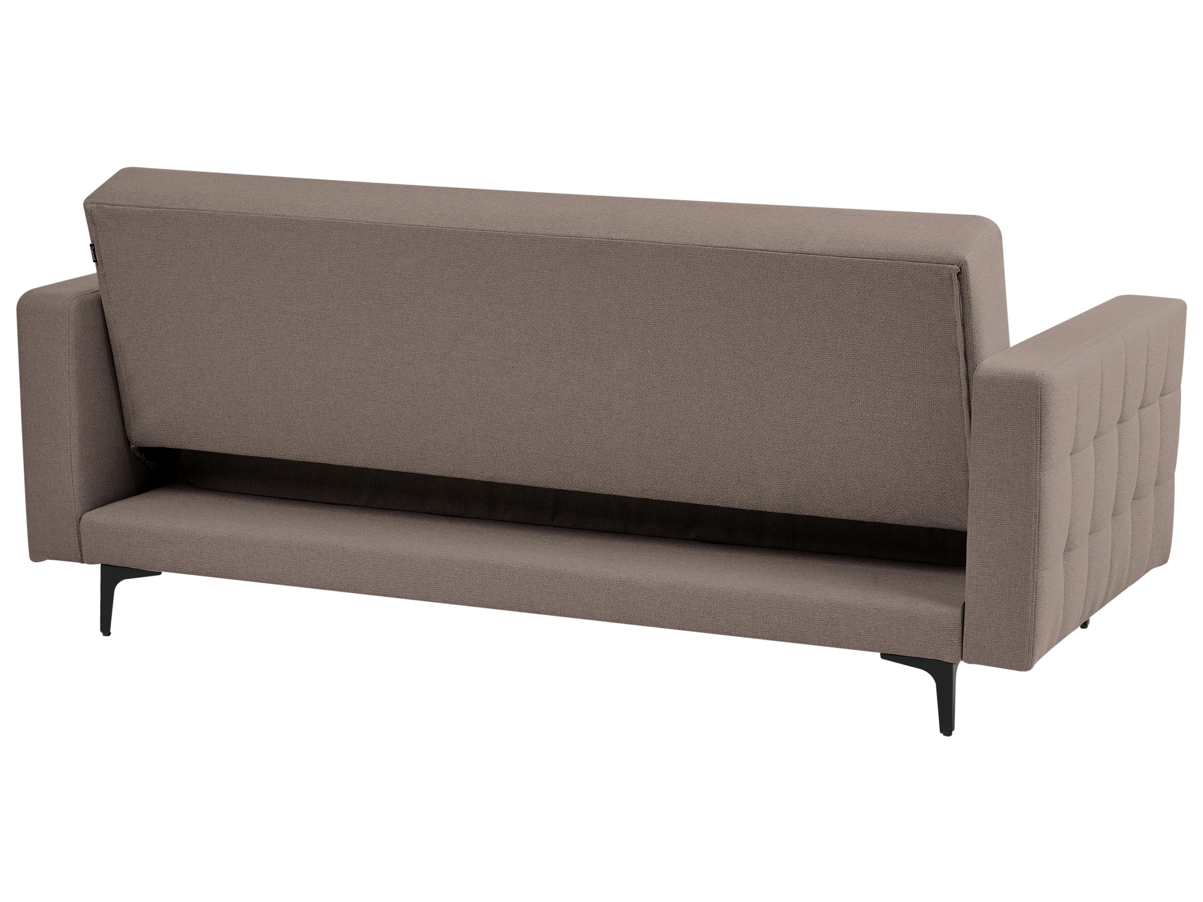 Slaapbank 3-zits ABERDEEN Stof Taupe