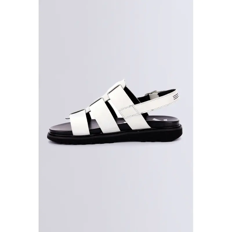 Neosinead Blanc SANDALES Cuir Femme