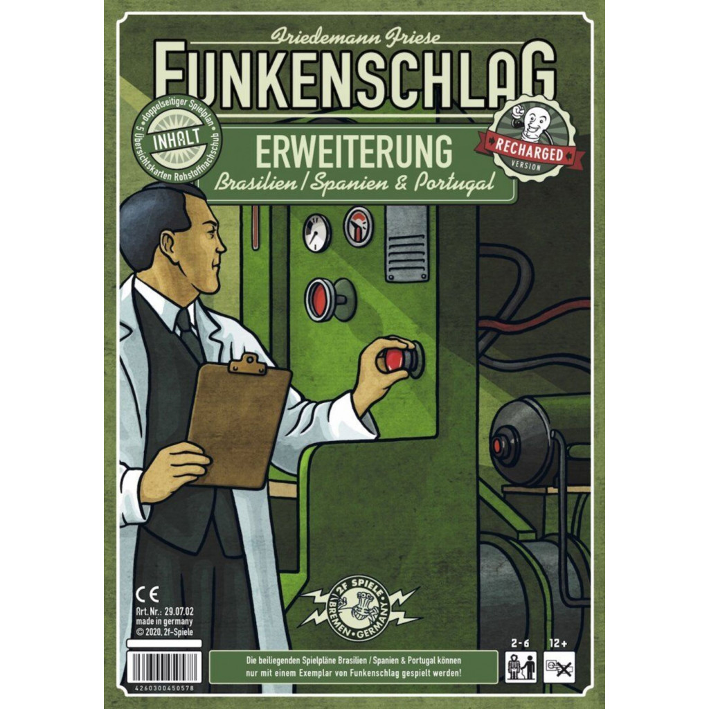 Funkenschlag : Brasilien/Spanien & Portugal Erw 5 (Recharged Version)