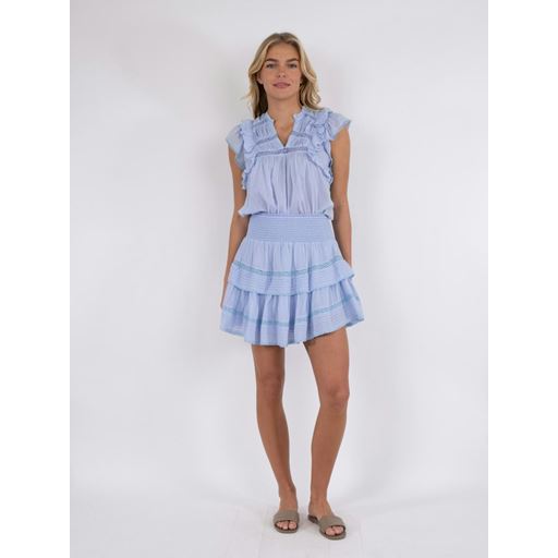 Neo Noir Kenia S Voile Nederdel, Light Blue, 42