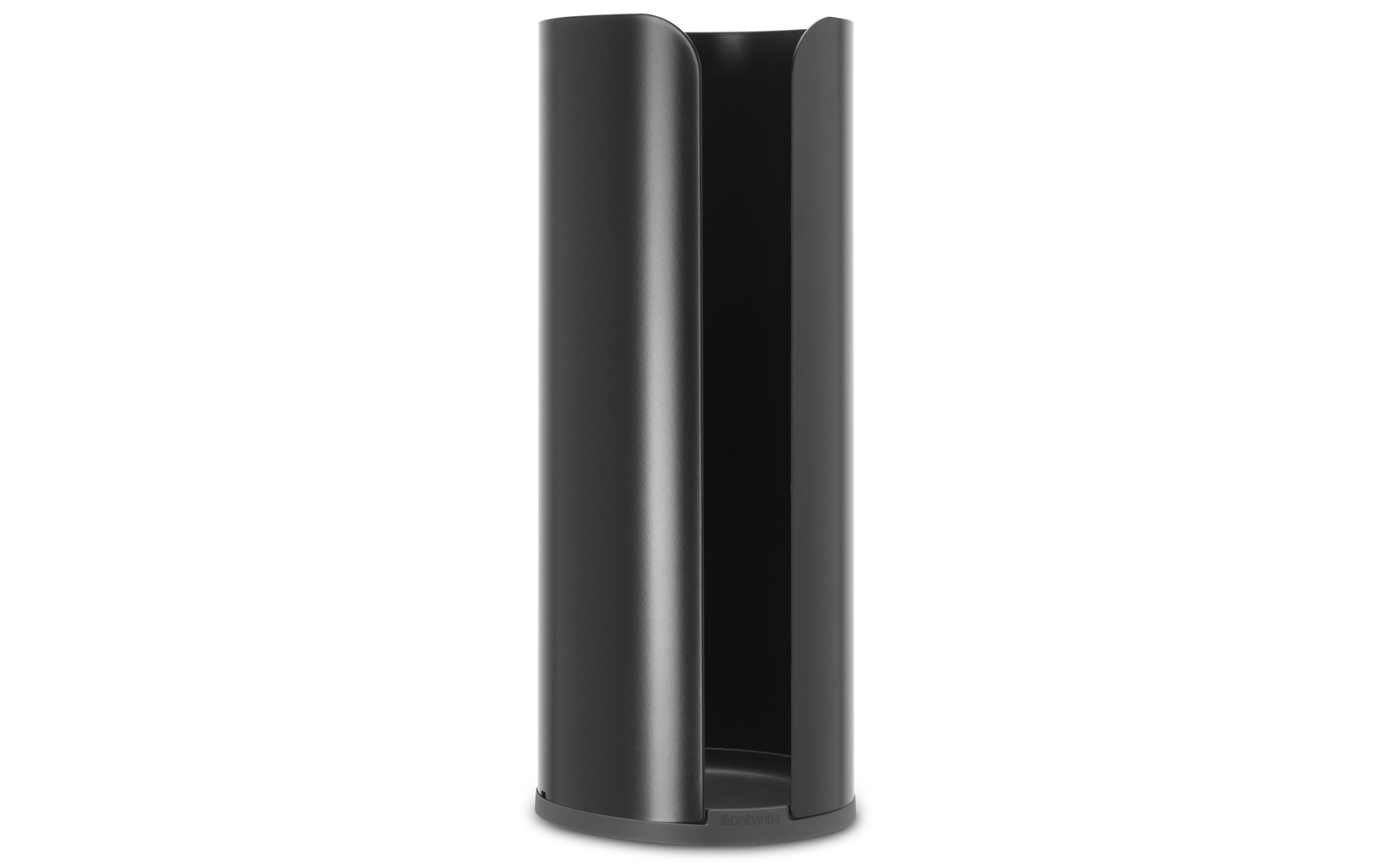 Toilettenpapierhalter ReNew für 3 Rollen, Schwarz mattWC-Rollenhalter