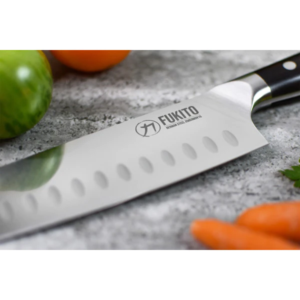 Couteau Fukito Ebene X50 modèle santoku 18cm Fukito
