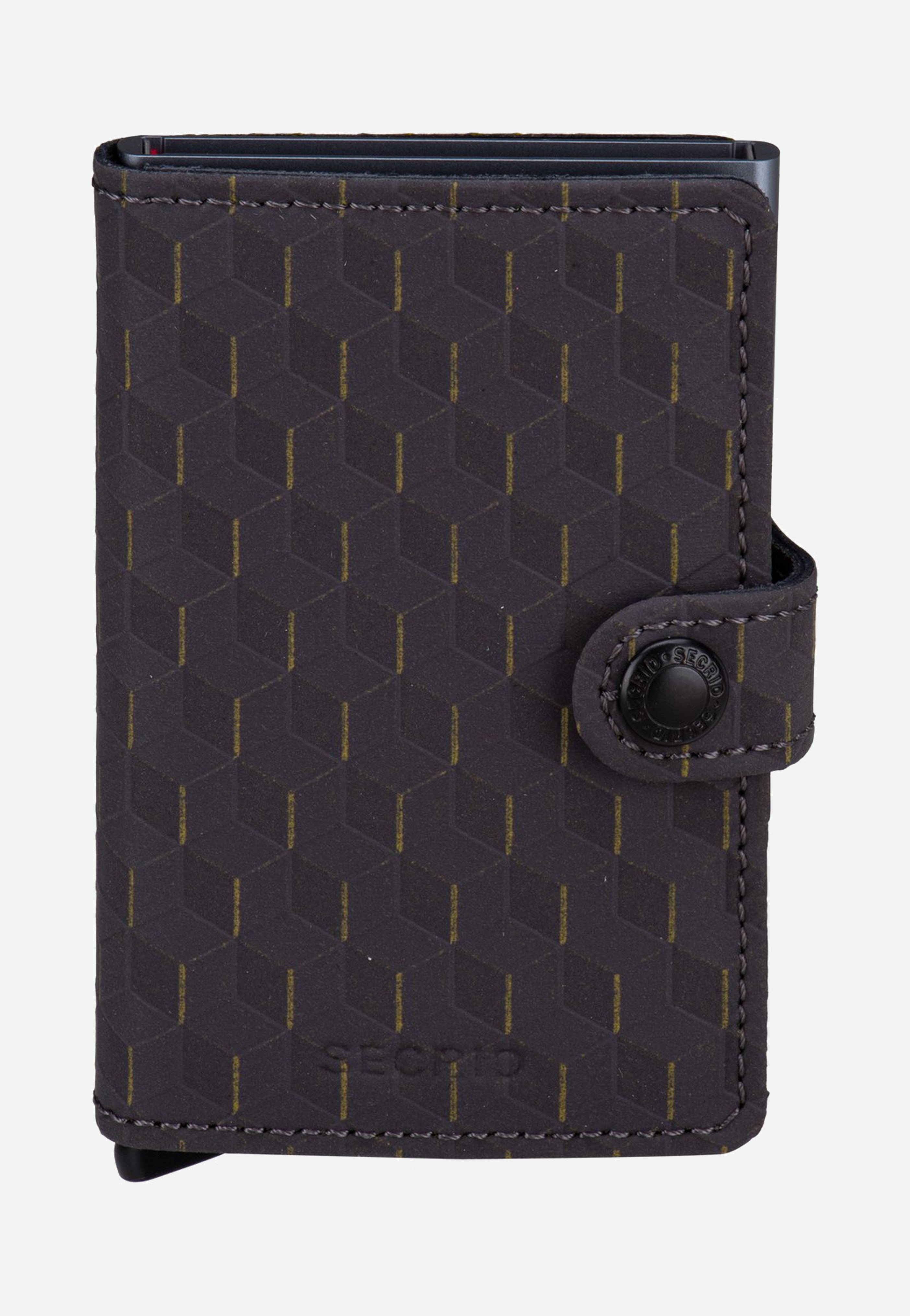 Miniwallet Optical Grey-Yellow - Portemonnaie