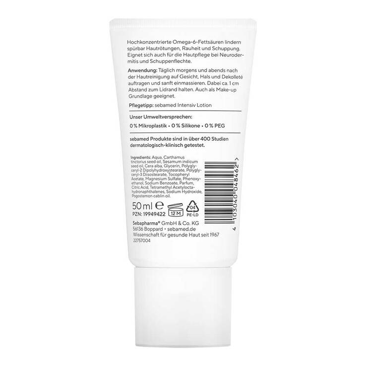 Sebamed Intensiv Gesichtscreme Omega 12%, 50 ml
