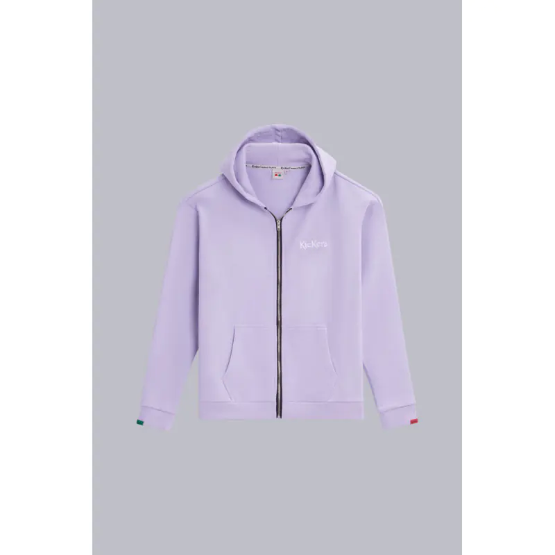 ORGANIC KICK HOODIE ZIP LILA VESTE Coton biologique No Gender