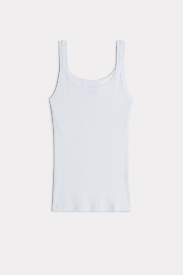 Regata estilo racerback em algodão Supima®