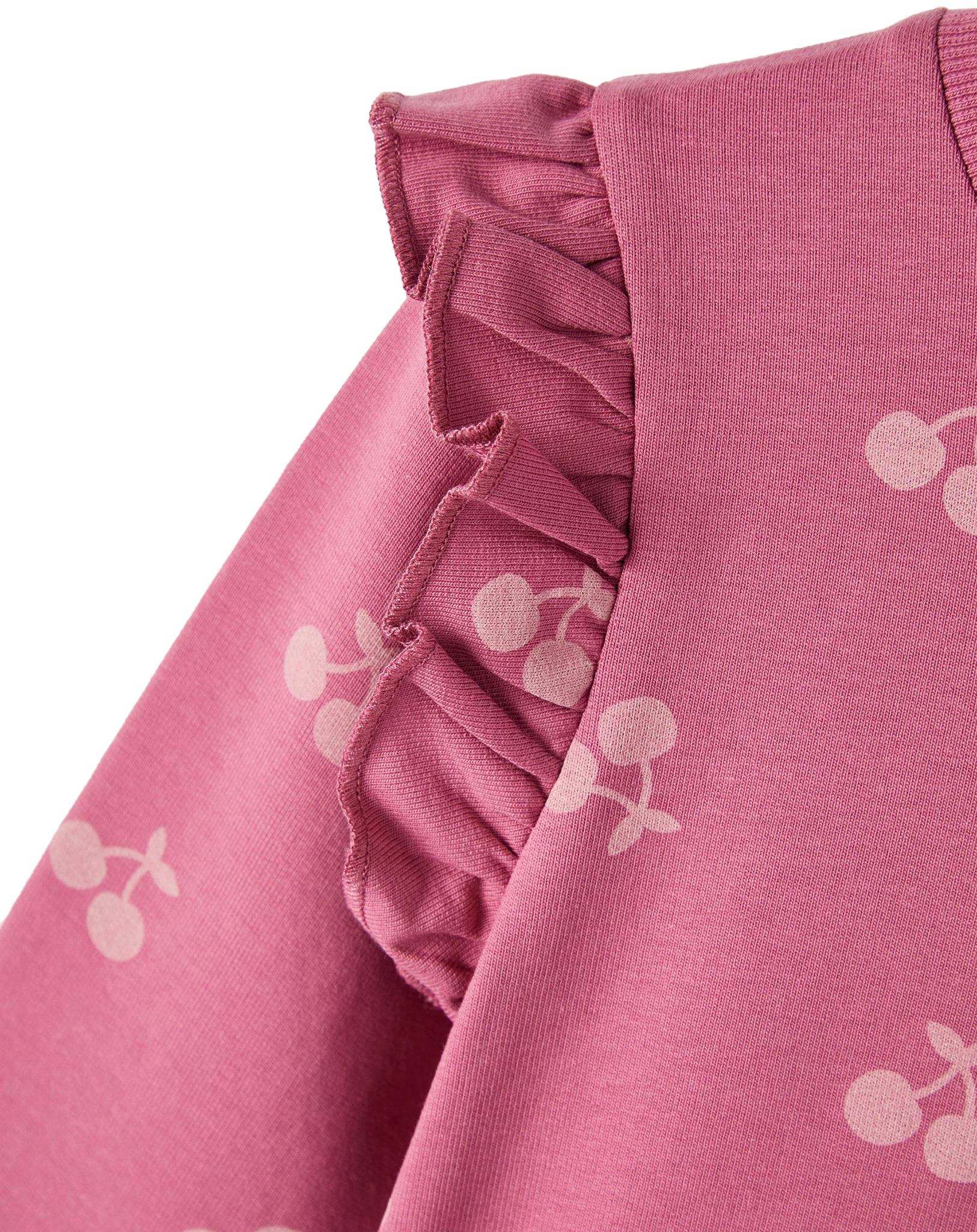 Sweat-Langarmkleid NMFTRINA CEREZA in red violet