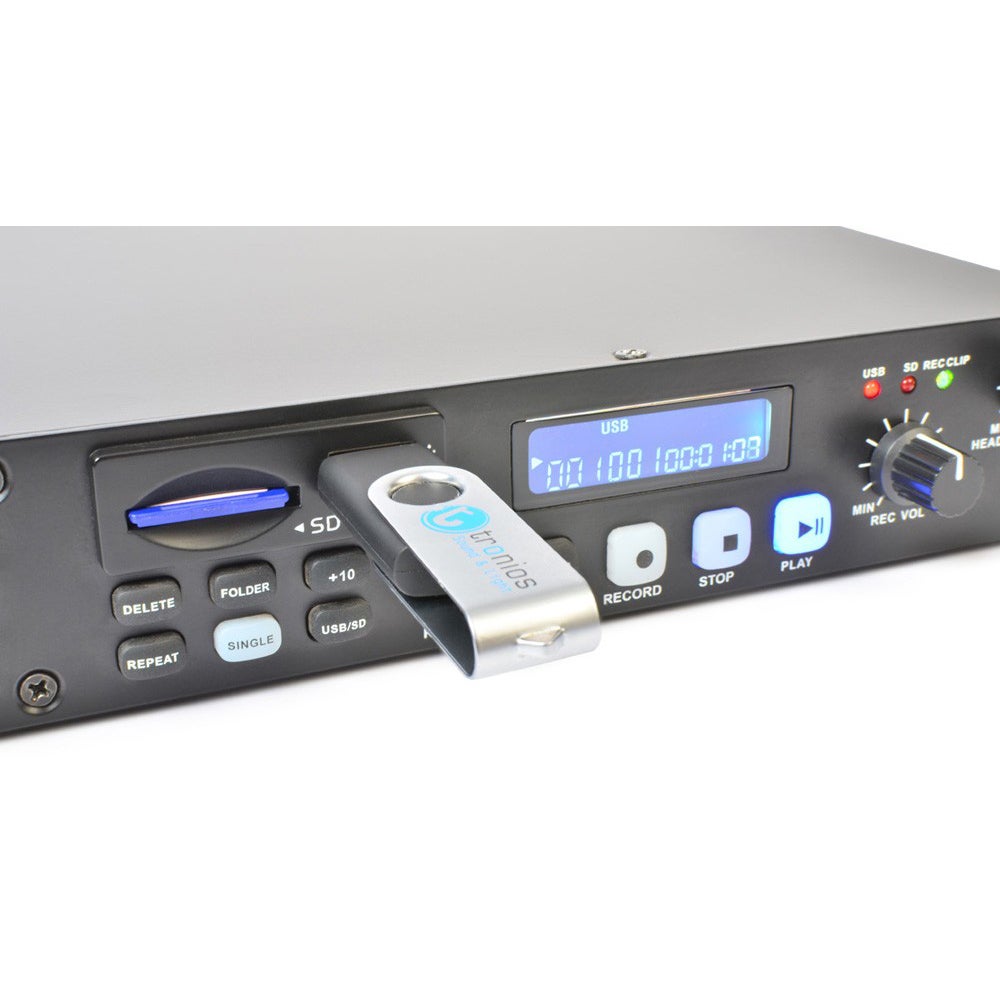 Power Dynamics PDC-35 digitale USB en SD recorder met CD-speler
