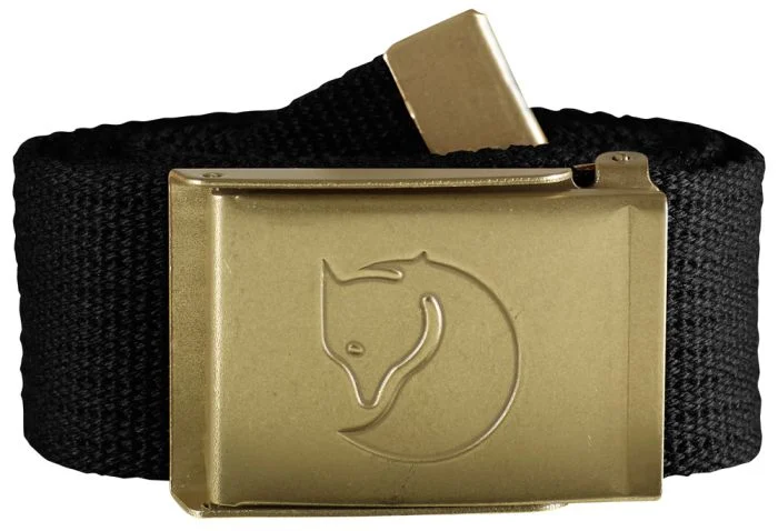 Canvas Brass Belt 4 cm bælte