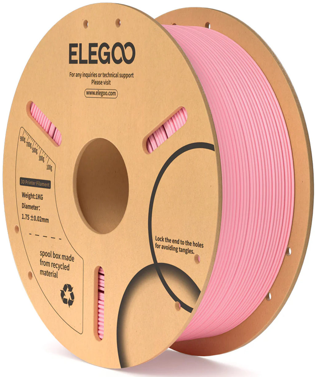 Elegoo  PLA Pink, 1,75 mm / 1000 g    Anfängerfreundliches PLA in Pink