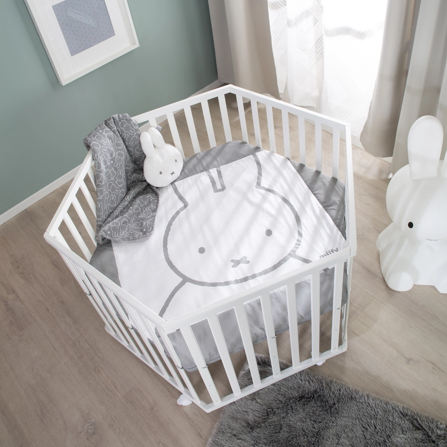 roba Laufgitter 6-eckig weiß miffy®