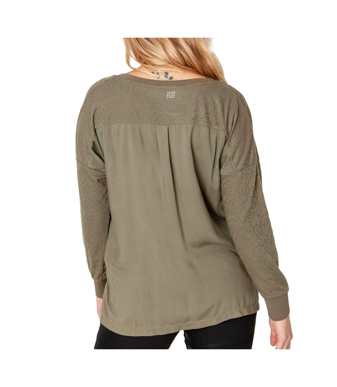 T-shirt Kaki Femme TBS Cleli