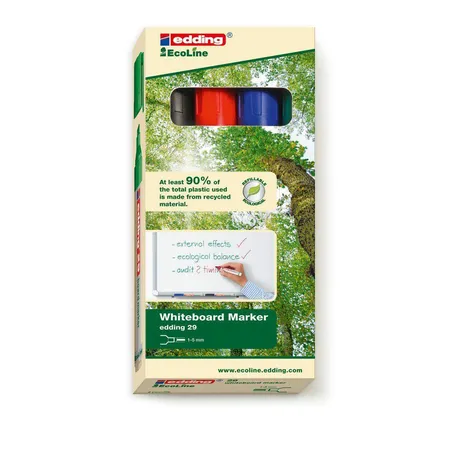 edding 29 EcoLine Whiteboardmarker 4 Stück