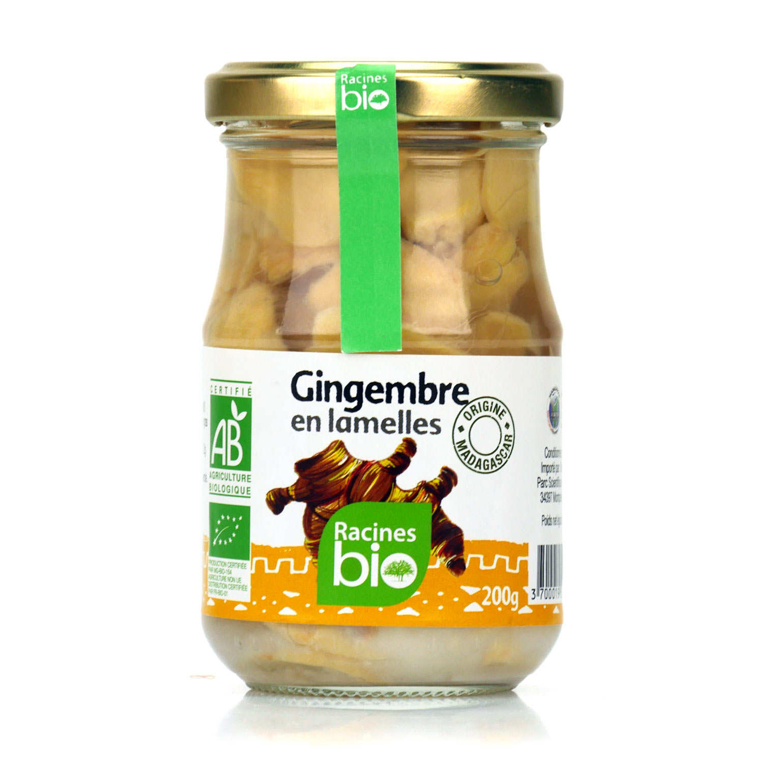 Gingembre en lamelles  bio