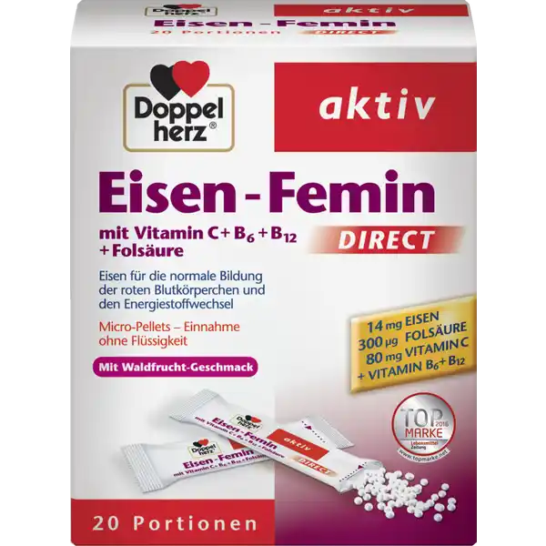 aktiv Eisen-Femin Direct + Folsäure
