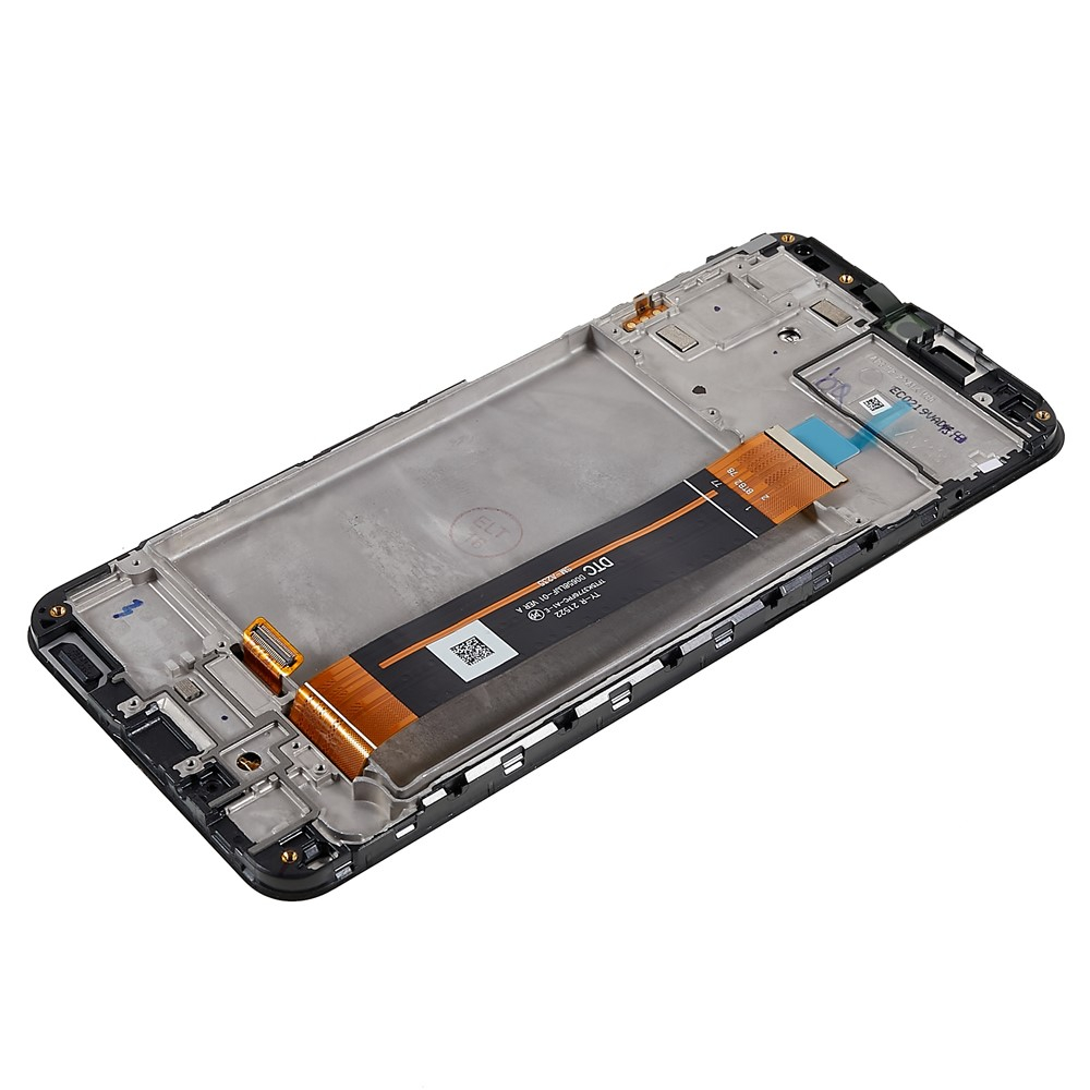 (OEM) Samsung Galaxy A23 4G Ersatzdisplay LCD Touchscreen Digitizer mit Rahmen Bildschirm Reparatur – Schwarz