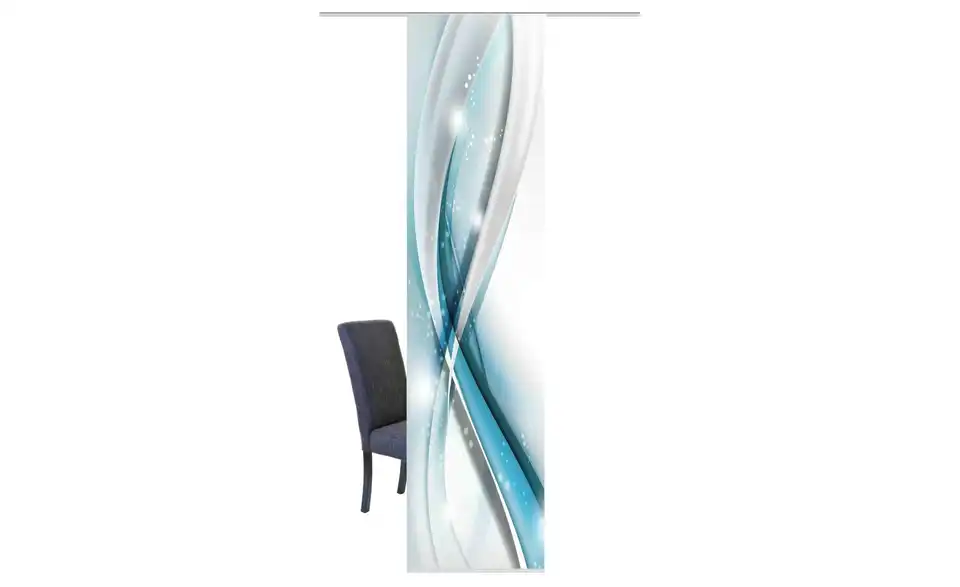 Schiebevorhang Blau 1er