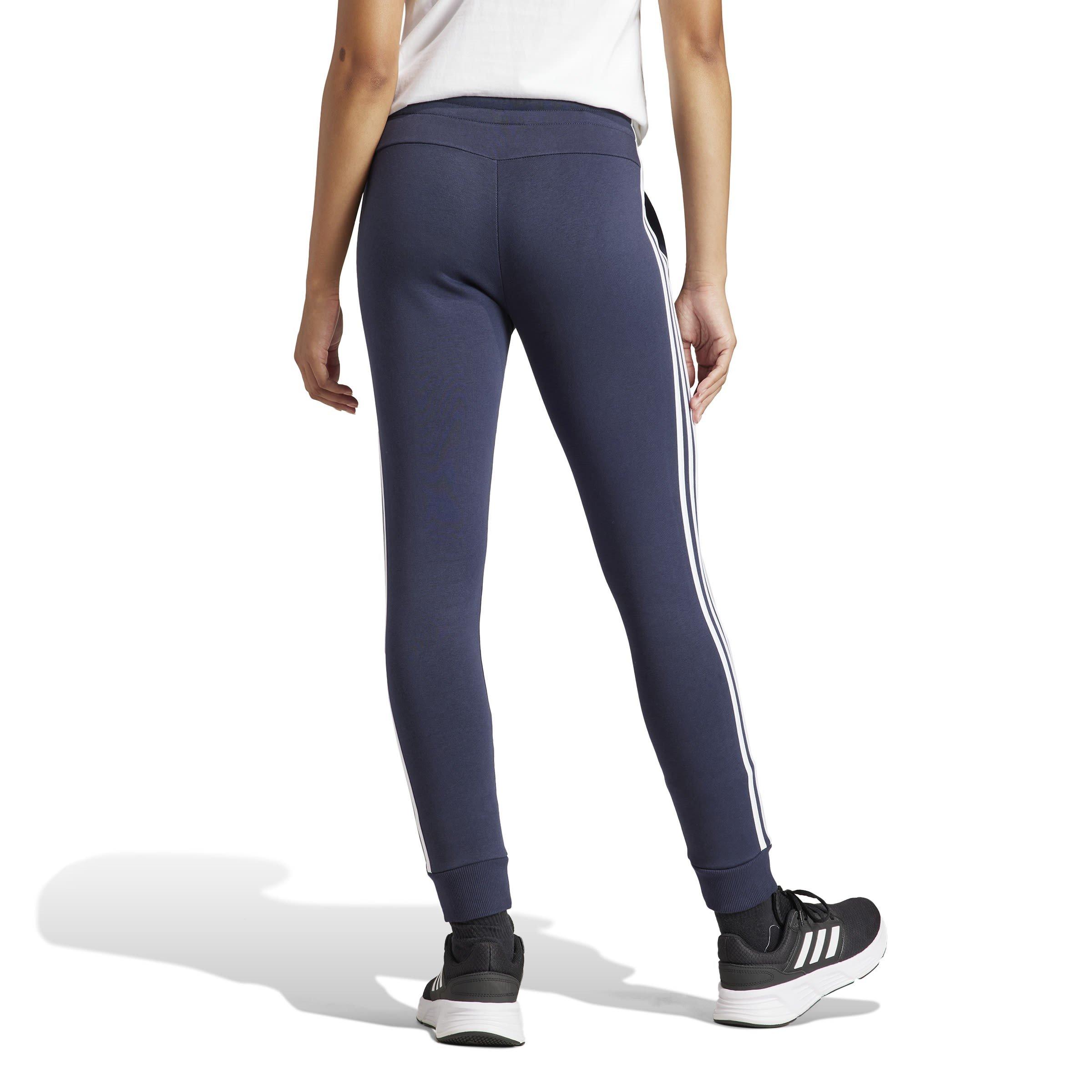 adidas Essentials 3 Stripes Fleece Joggers Womens