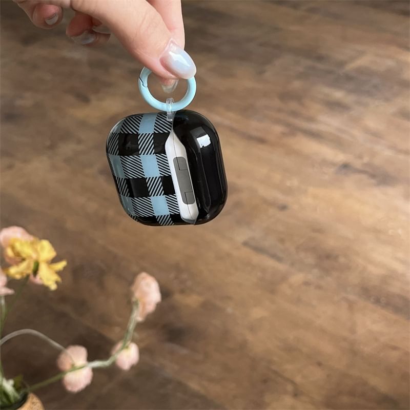 Elliure - Geruit telefoonhoesje / Charm / Set - iPhone 16 Pro Max / 16 Pro / 16 Plus / 16 / 15 Pro Max / 15 Pro / 15 Plus / 15 / 14 Pro Max / 14 Pro / 14 Plus / 14 / 13 Pro Max / 13 Pro / 13