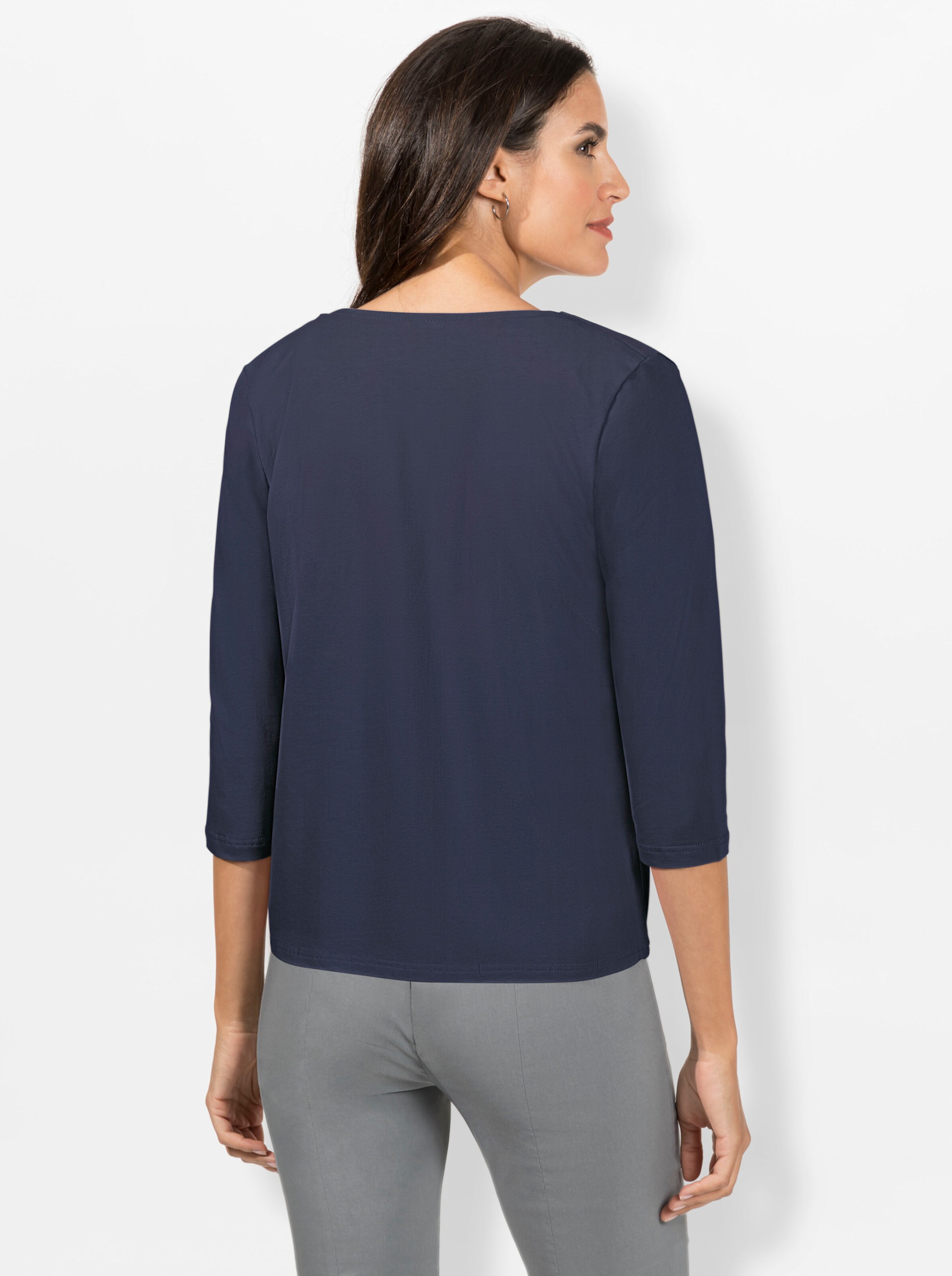 Shirtjacke in marine