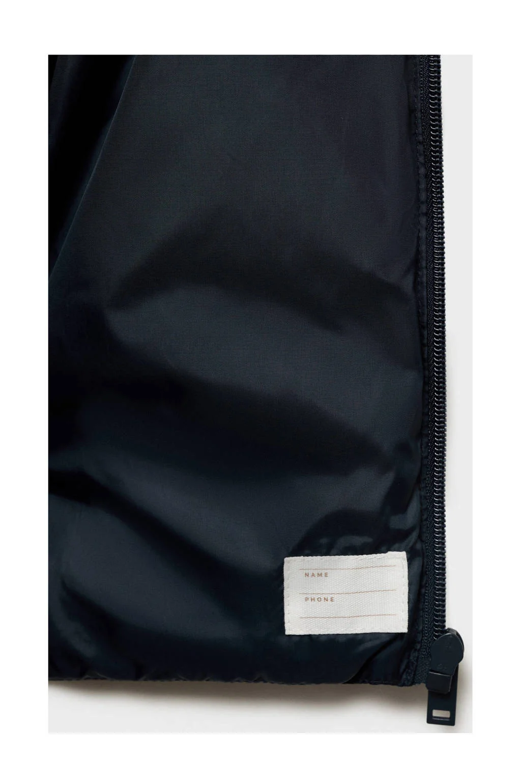 Mango Kids gewatteerde jas donkerblauw