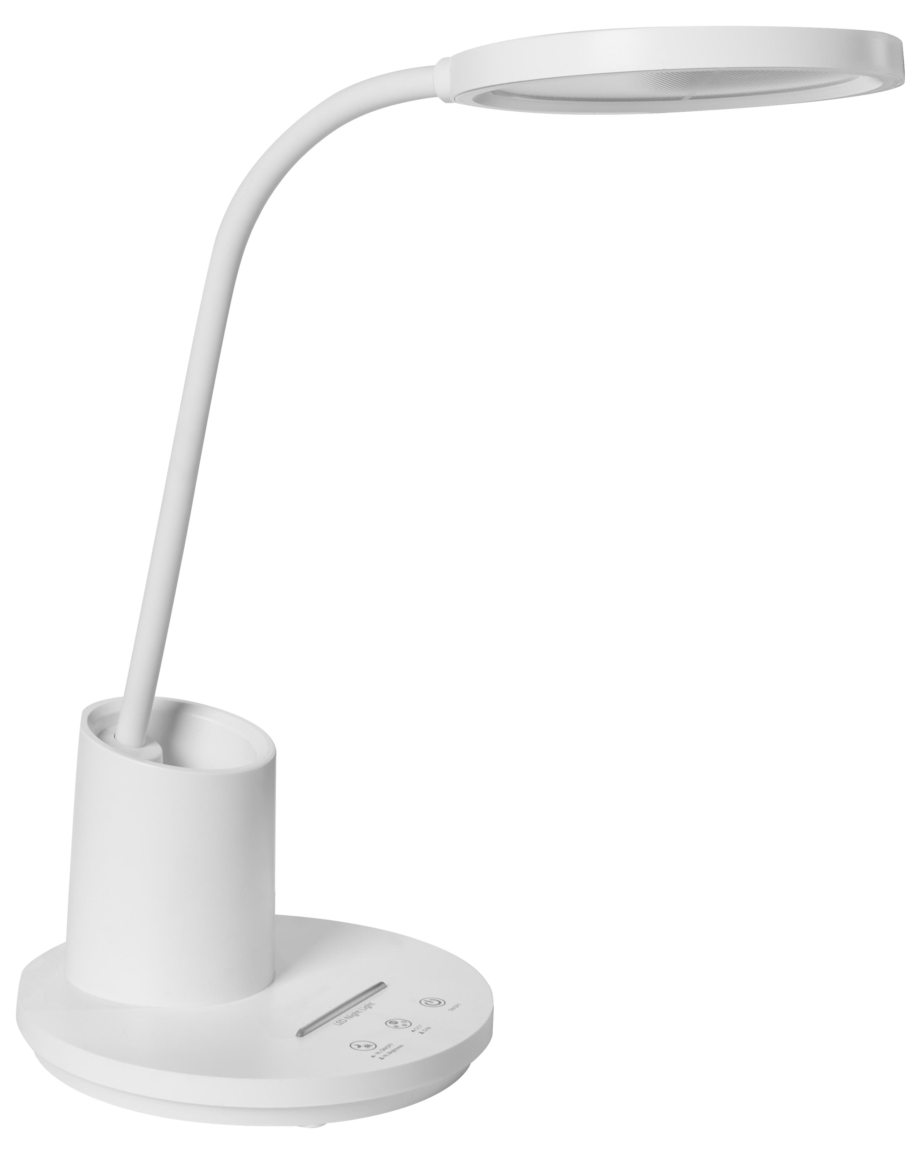 LED bureaulamp VELA met dimmer Wit