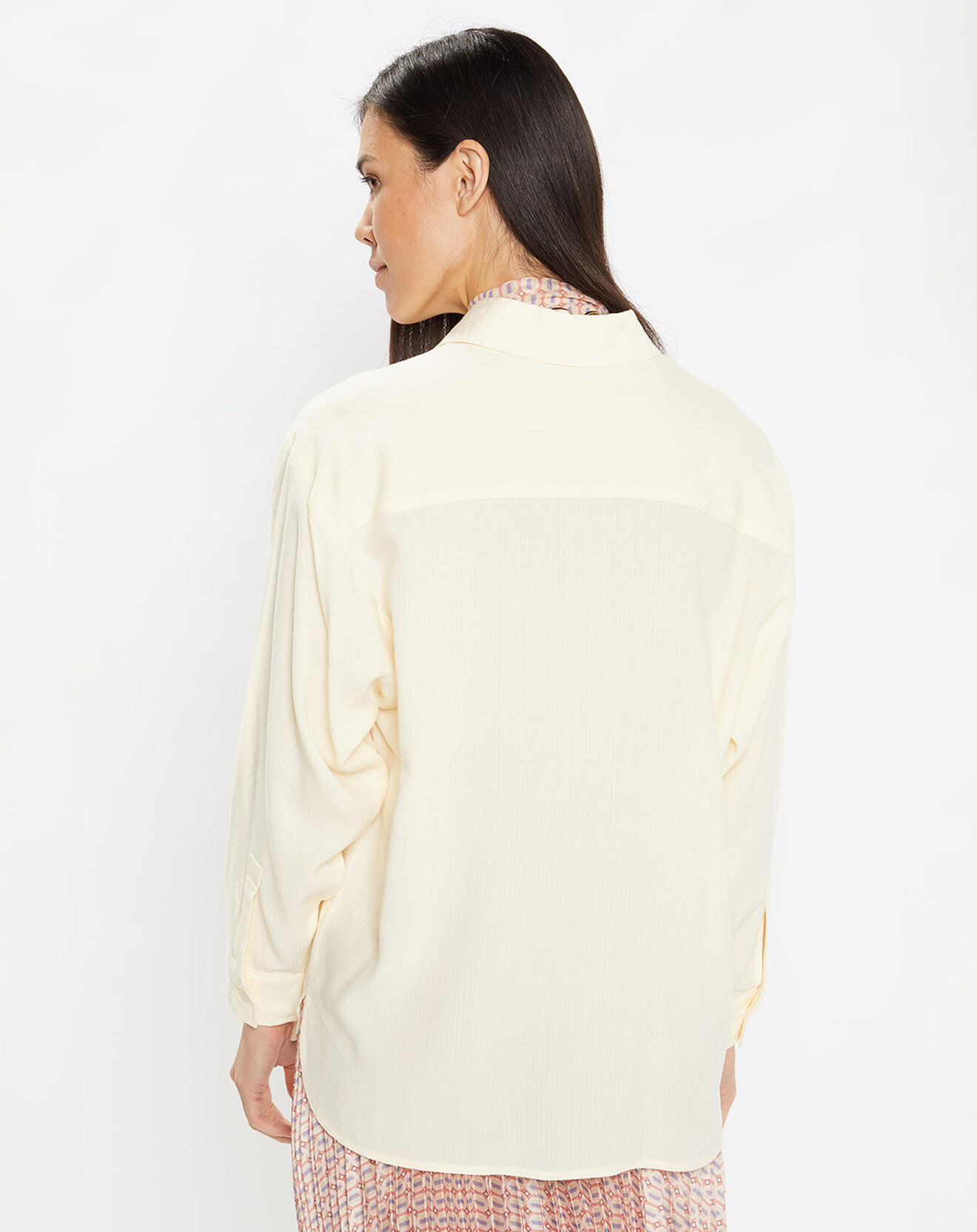 Galeries Lafayette Chemise ample et fluide Paros écrue