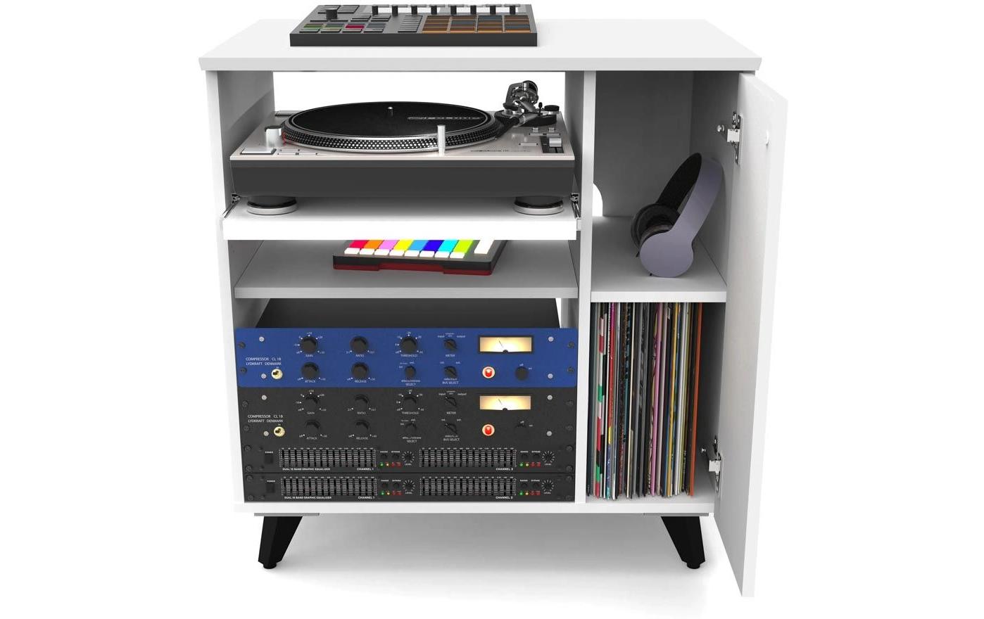 Erweiterung Modular Side Rack – Weiss<br>Studio-Rack-Erweiterung für die Sound Desk- und Workbench-Serie