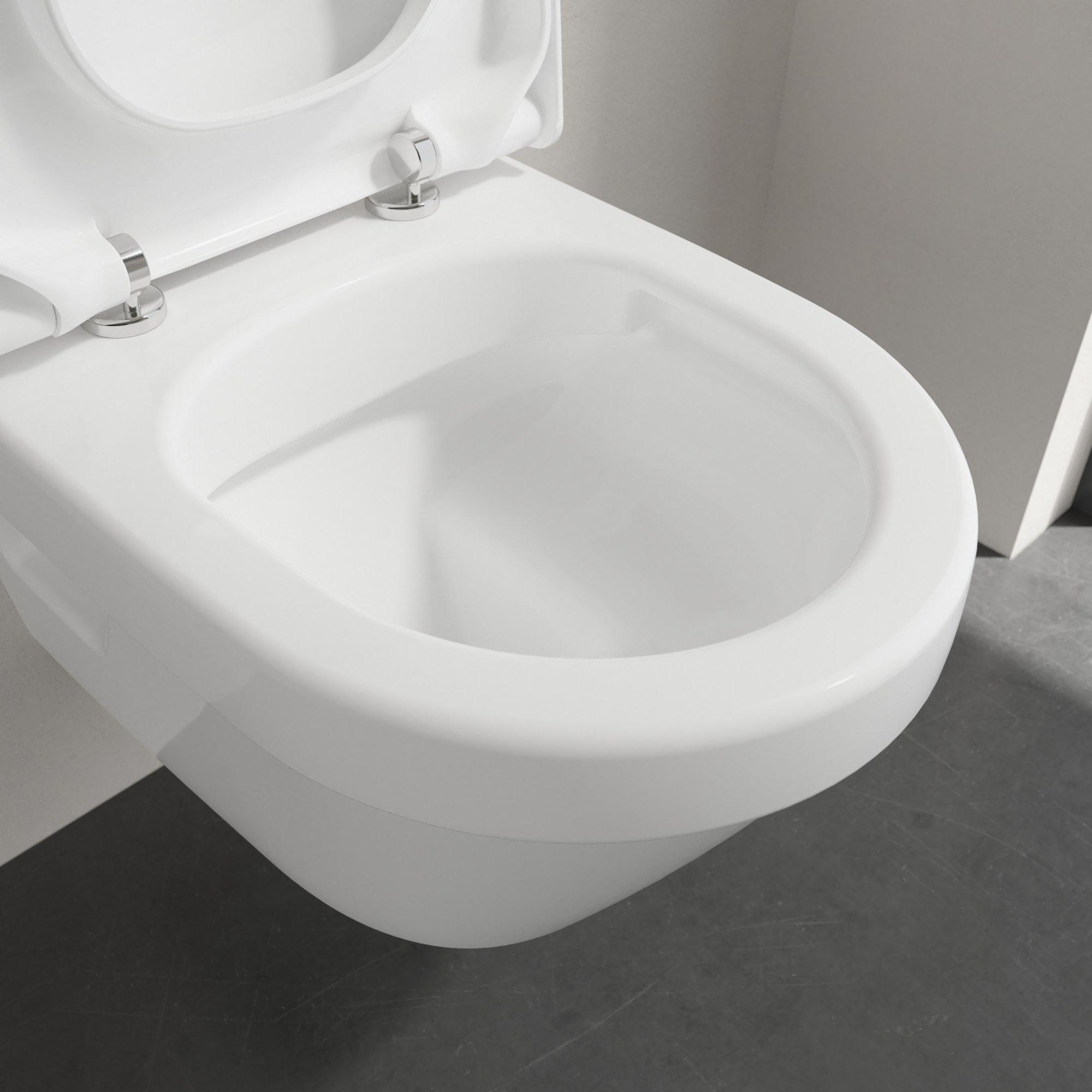 Villeroy & Boch Architectura compact randloos toilet CeramicPlus ovaal wit glans