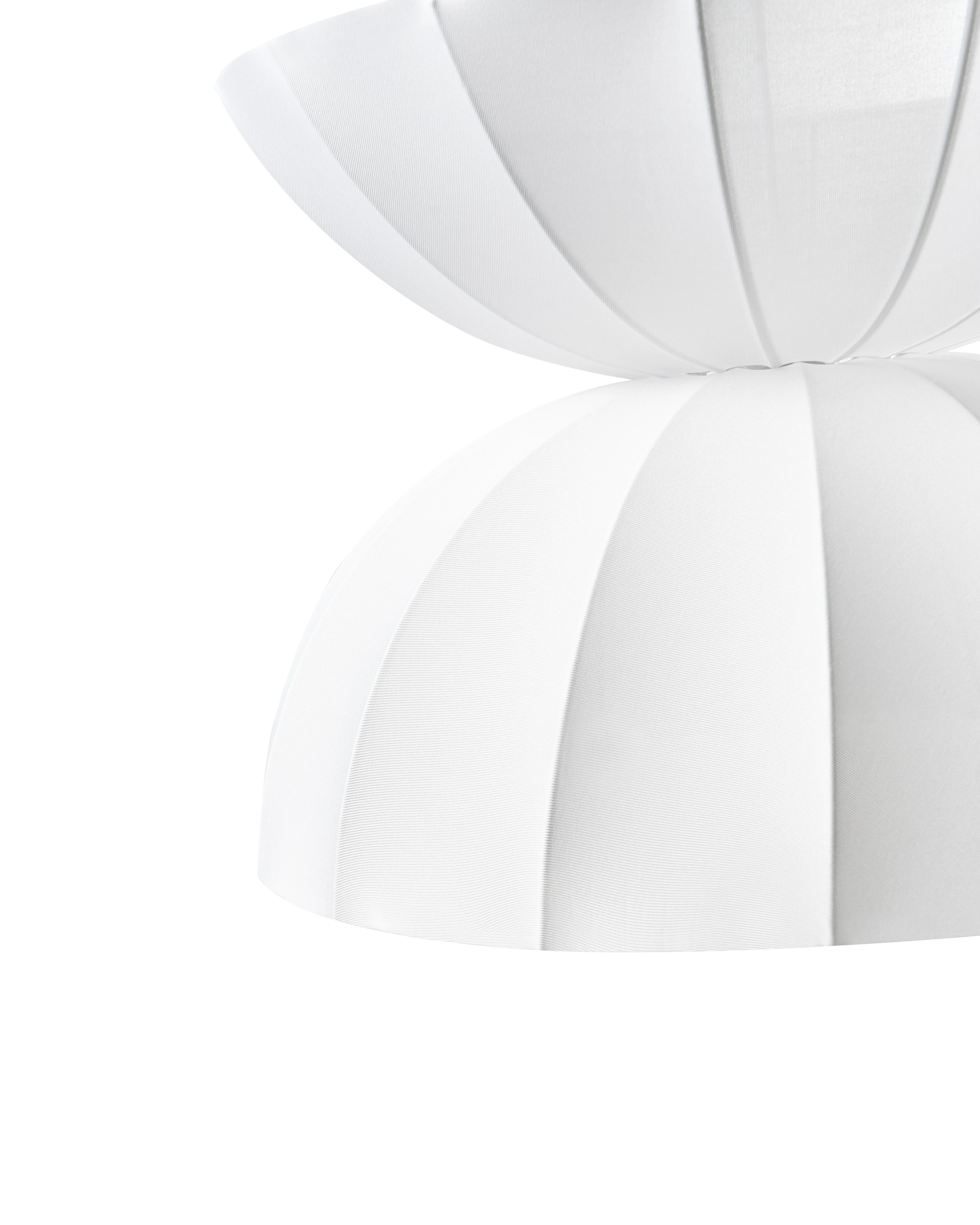 Hanglamp DEBONS Kunstzijde Wit