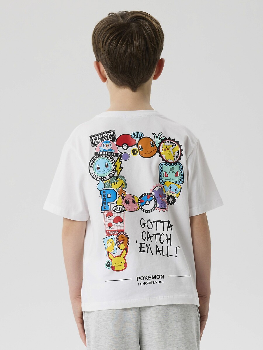 Nomeie como<br>Camiseta de manga curta, Pokémon