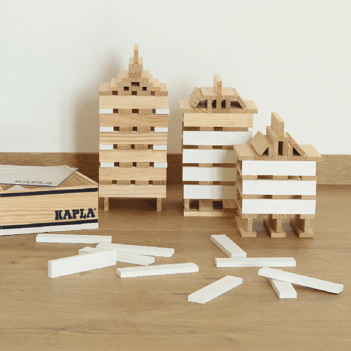 Kapla Carré 40 planchettes - Blanc