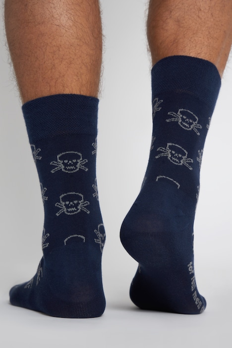 JP1880 Socken, 2er Pack, Totenkopf, Komfortbündchen, bis Gr. 51/53