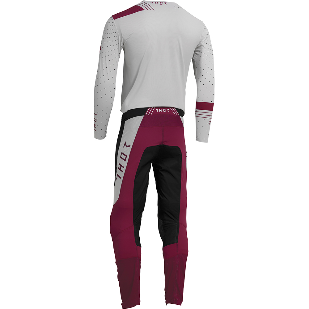 Thor Motocross - Pantalon Prime Strike Noir / Rose / Blanc