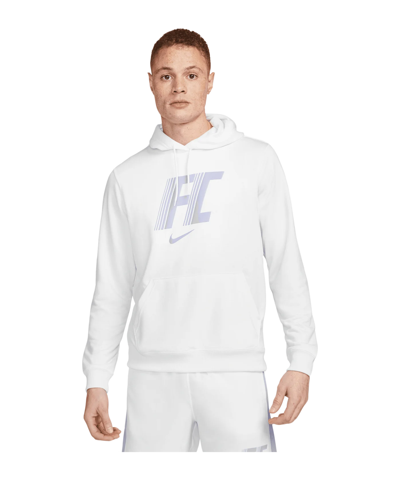 Nike F.C. Fleece Hoody Weiss F121