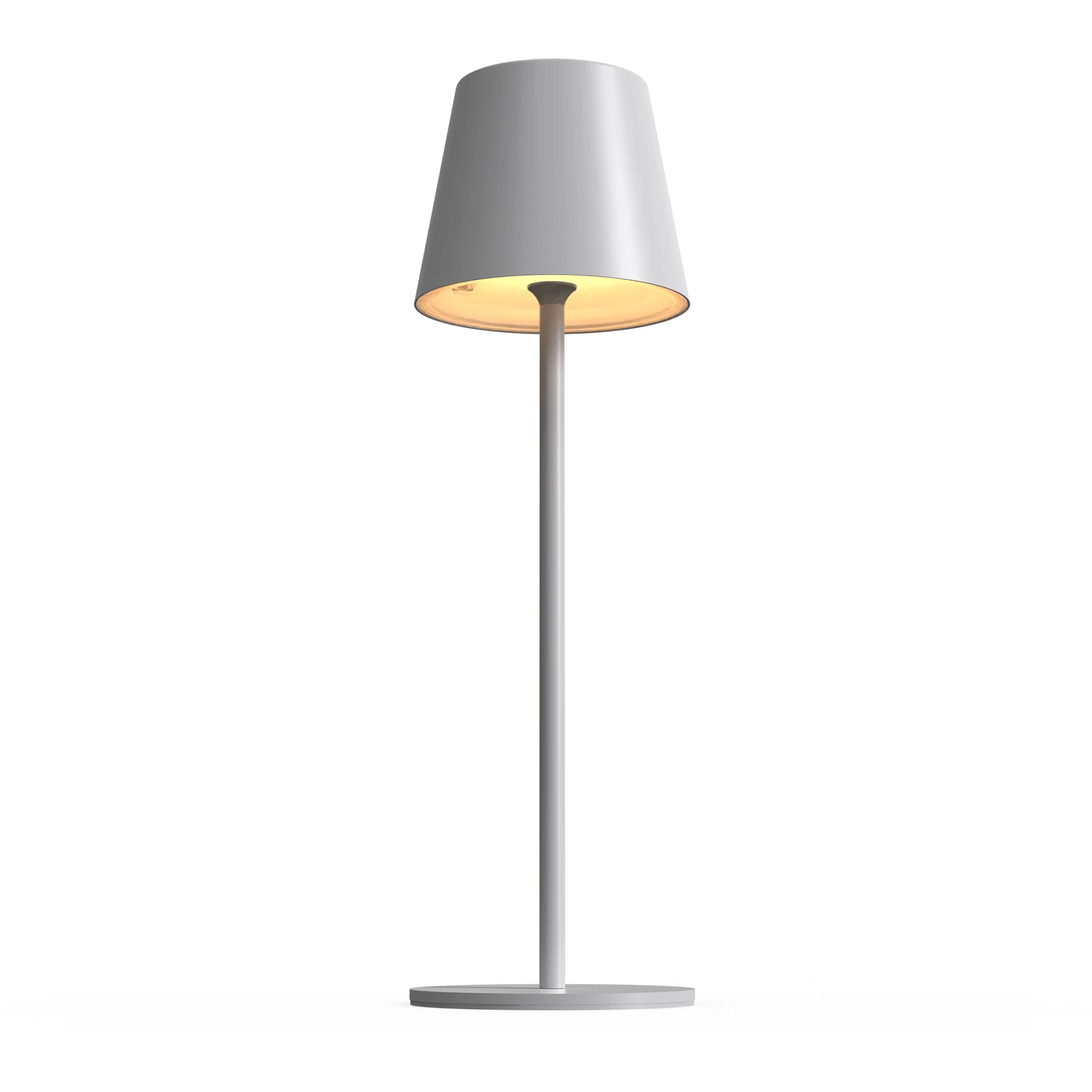 LED-RGB-Tischleuchte - grau - Touchdimmer
